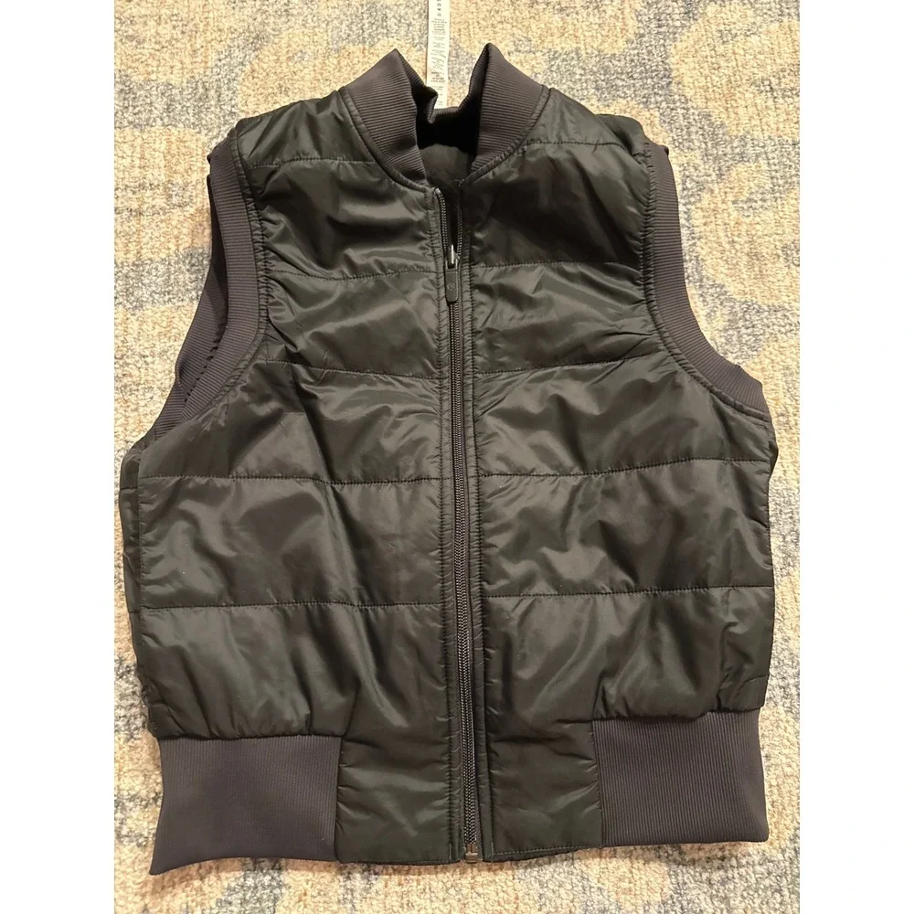 Lululemon Non-Stop‎ Bomber Vest Black Size 0 Excellent Condition